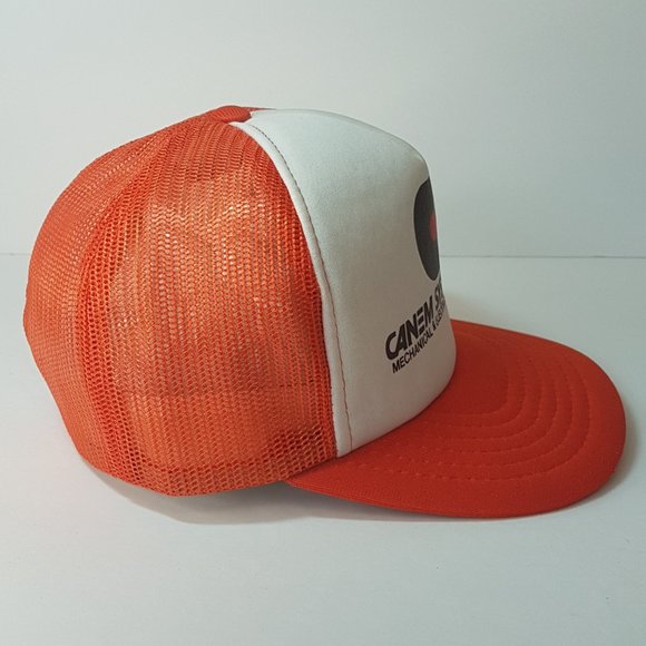 Vintage 80s CANEM SYSTEMS Hat Snapback Trucker Hat Classic Cap Alberta Edmonton - Picture 9 of 16